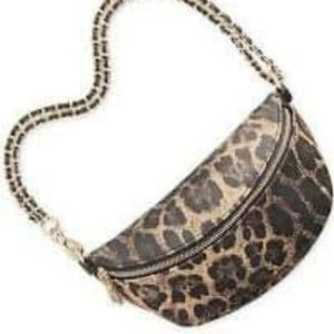 Steve Madden leopard convertible Belt bag Fannie pack